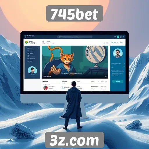 Interface e experiência do usuário no 745bet