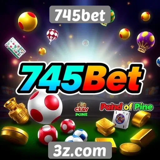 Variedade de jogos disponíveis na plataforma 745bet